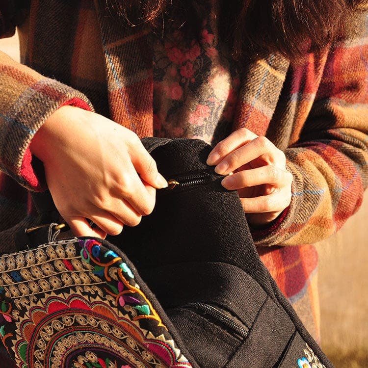 Tibet Mandala Embroidered Backpack - - DYAVOR®