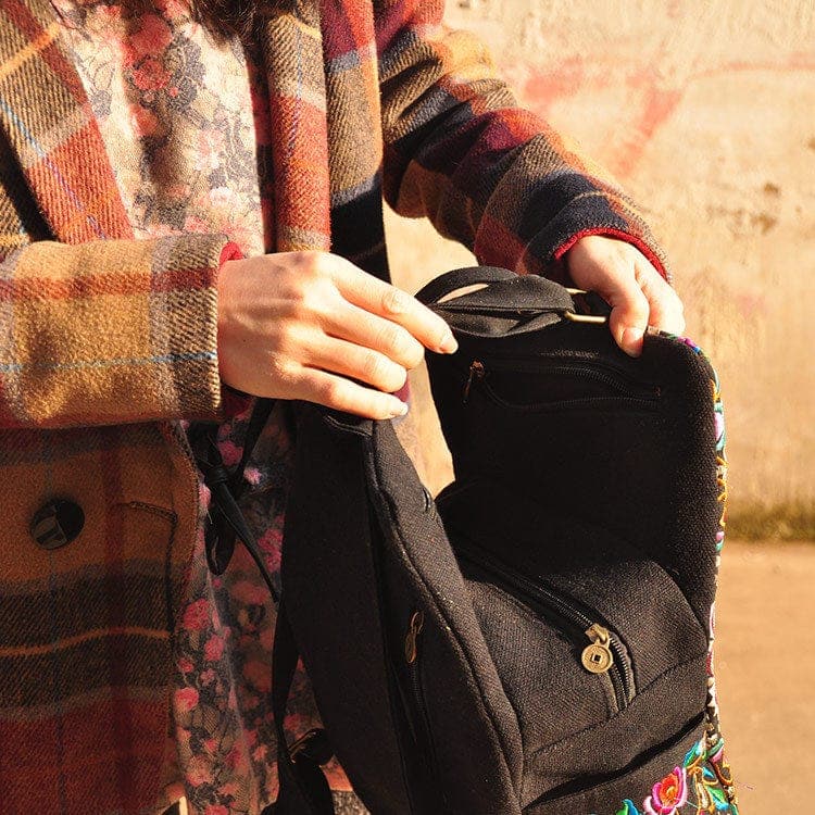 Tibet Mandala Embroidered Backpack - - DYAVOR®