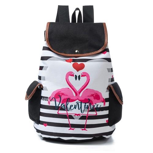 Cartoon Unicorn Printed School Backpack for Teenager with Drawstring - Backpacks - DYAVOR®