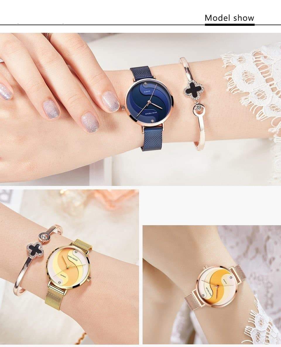 Casual Creative Stylish Stainless Steel Quartz Gift Watches for Women - Watches for Women - DYAVOR®