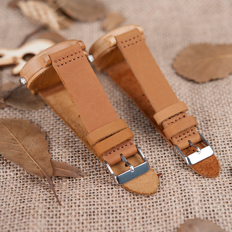 Casual Quartz Watches with Natural Bamboo Watch Face for Lovers - Unisex Style Watches - DYAVOR®