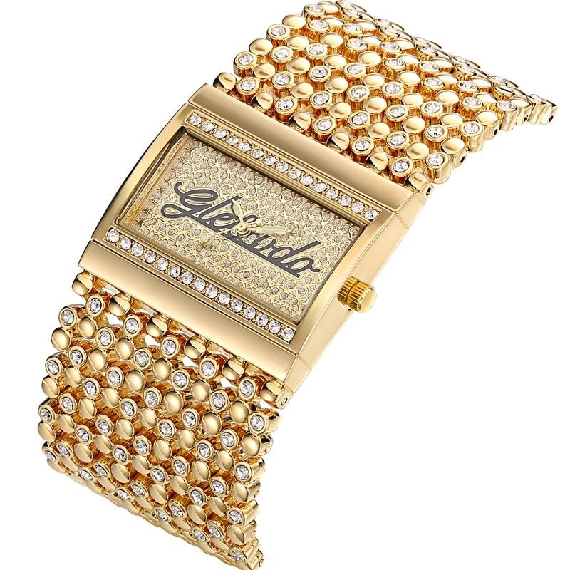 Casual Stainless Steel Simple Analog Quartz Gold Wrist Watch for Women - Watches for Women - DYAVOR®