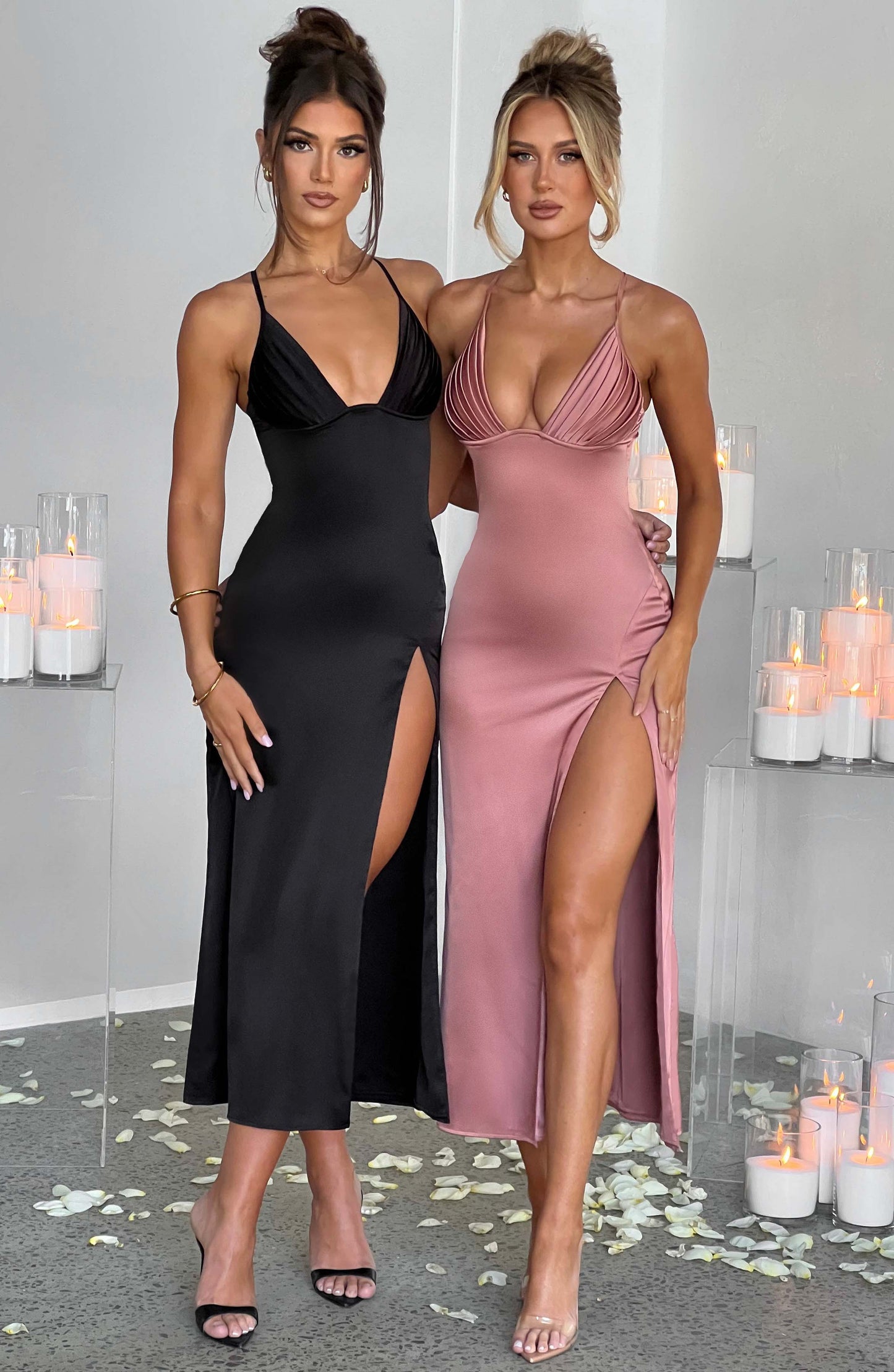 Cece Midi Dress - Rose Pink - Dress - DYAVOR®