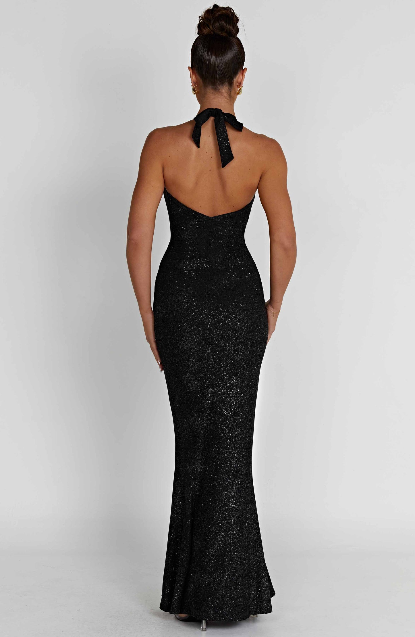Chrishelle Maxi Dress - Black Sparkle - Dress - DYAVOR®