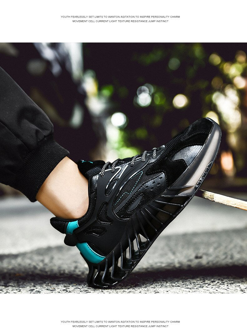 Chunky Hip Hop High Platform Off Classic Blade White Fly Running Tenis Shoes - Running - DYAVOR®