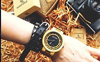 Colorful Wood Band Dear Head Watch Dial Men Women Quartz Watches Timepiece - Unisex Style Watches - DYAVOR®