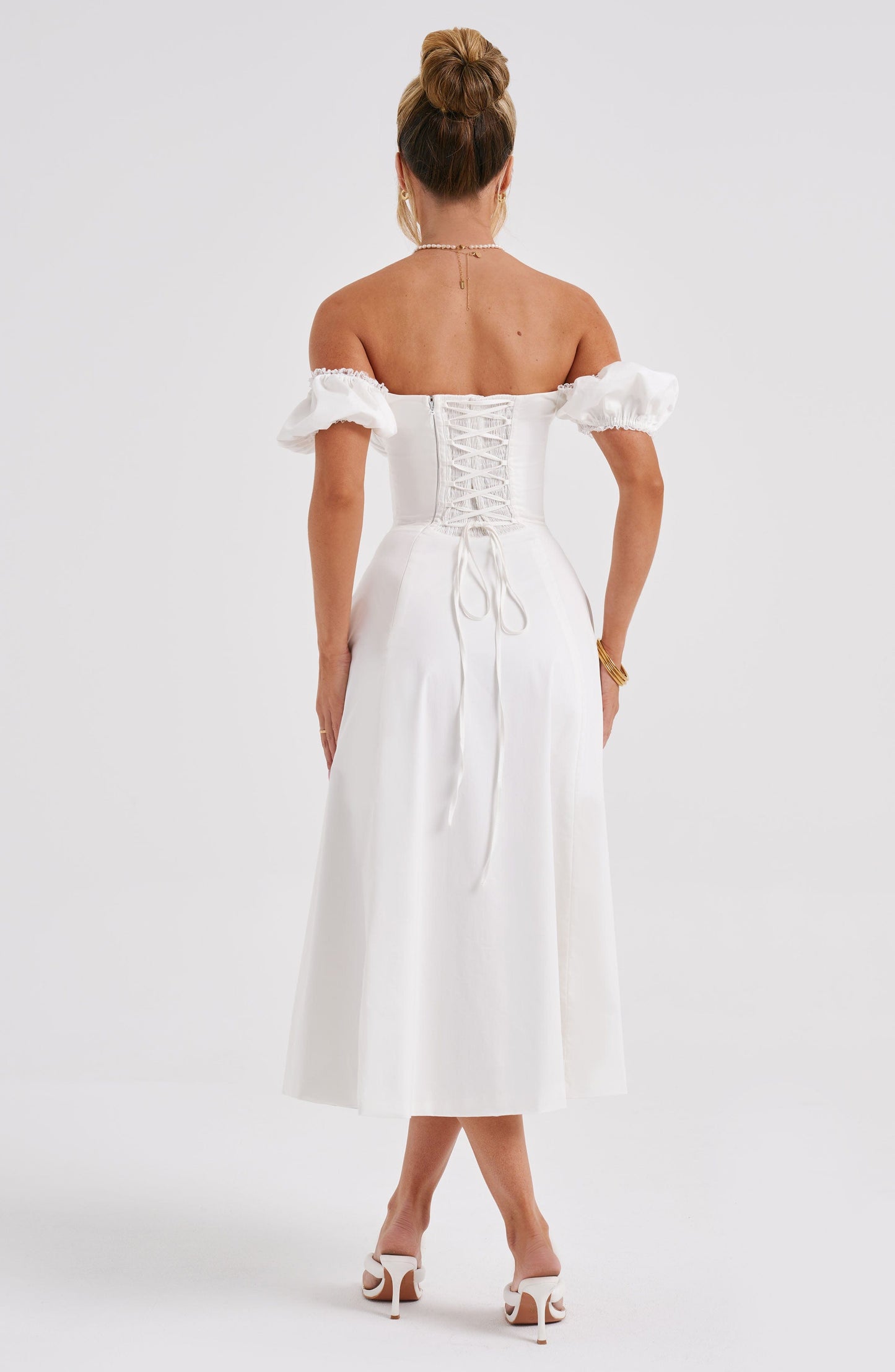 Courtney Midi Dress - Ivory - Dress - DYAVOR®