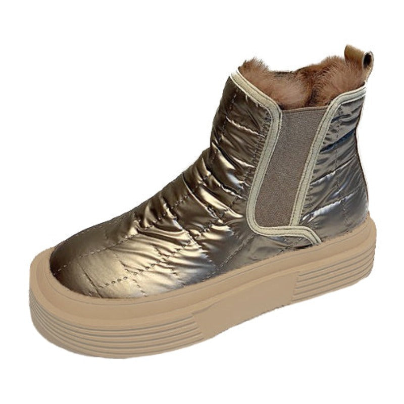 Groovywish Women Orthopedic Casual Fur Ankle Boots Winter Shoes - - DYAVOR®