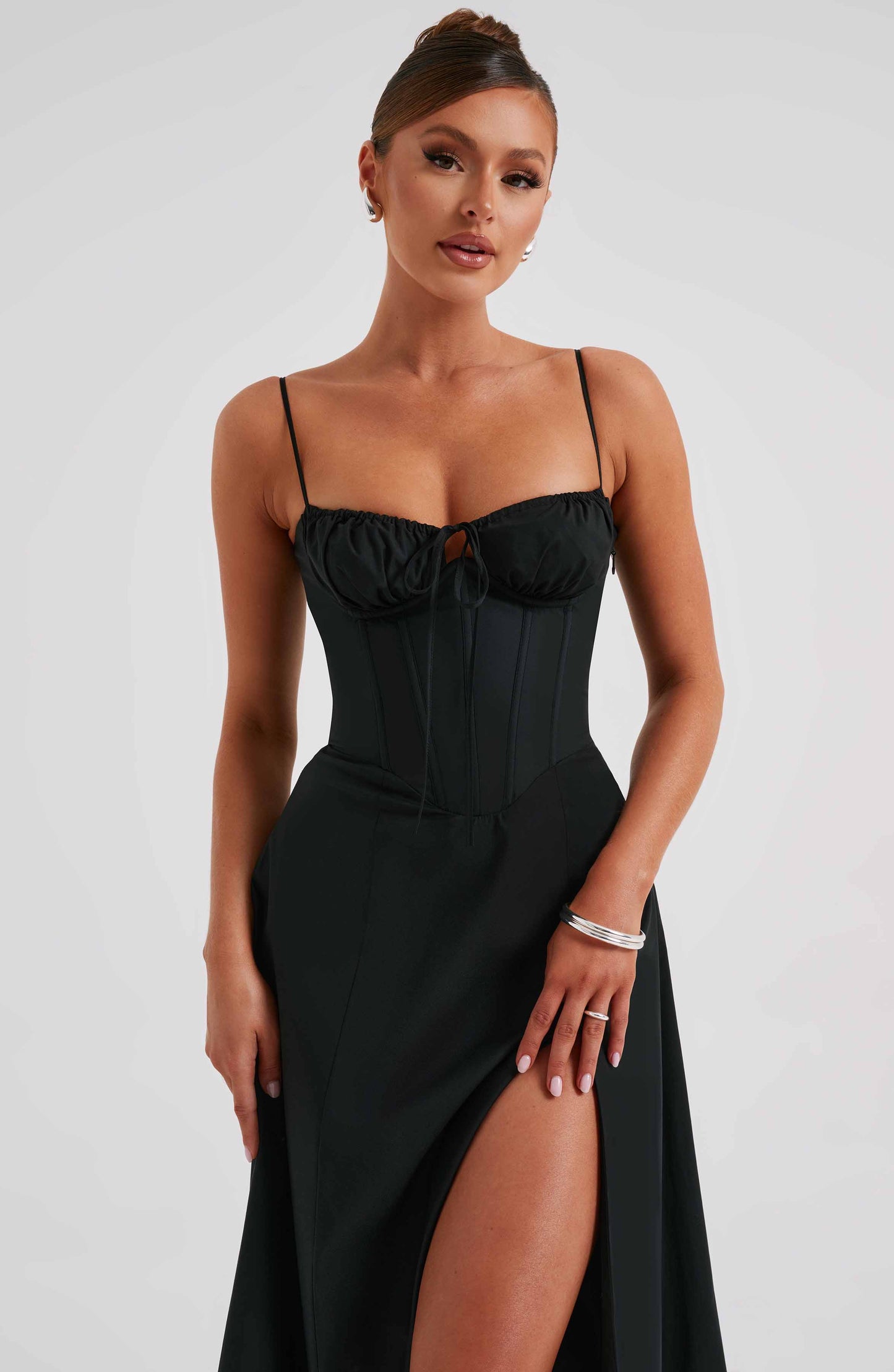 Deanna Midi Dress - Black - Dress - DYAVOR®