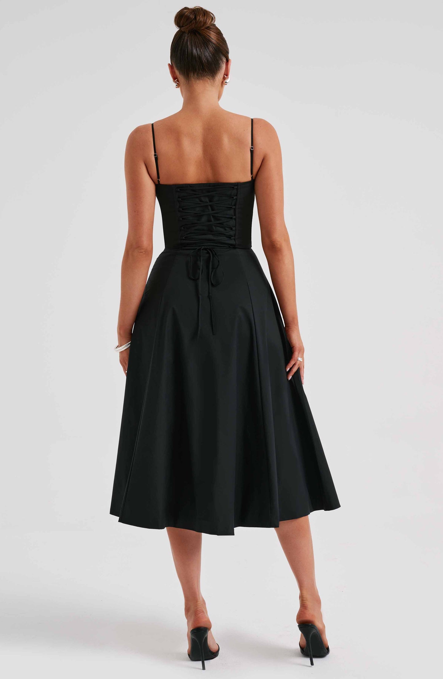 Deanna Midi Dress - Black - Dress - DYAVOR®