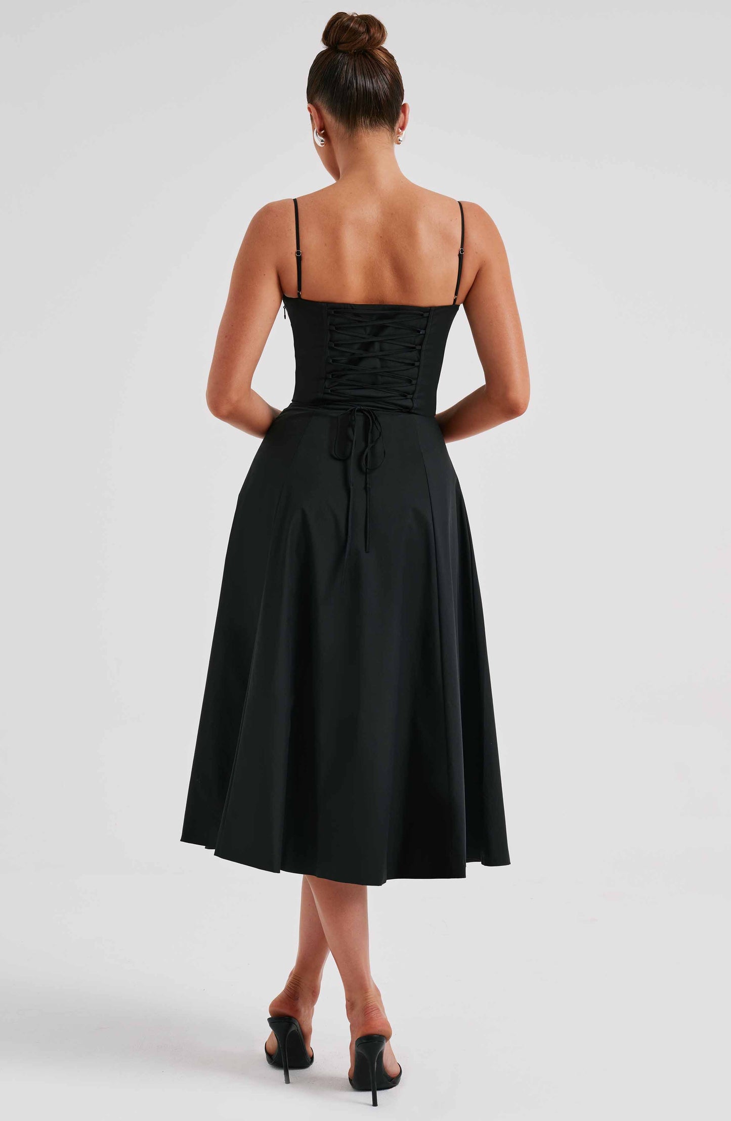 Deanna Midi Dress - Black - Dress - DYAVOR®