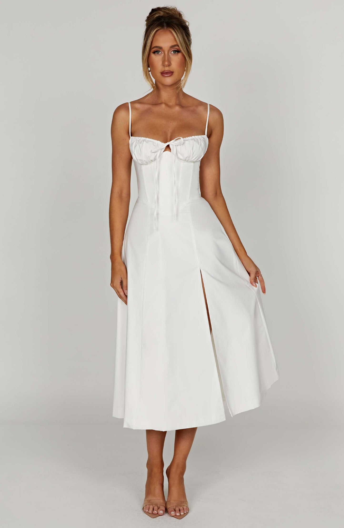 Deanna Midi Dress - Ivory - Dress - DYAVOR®