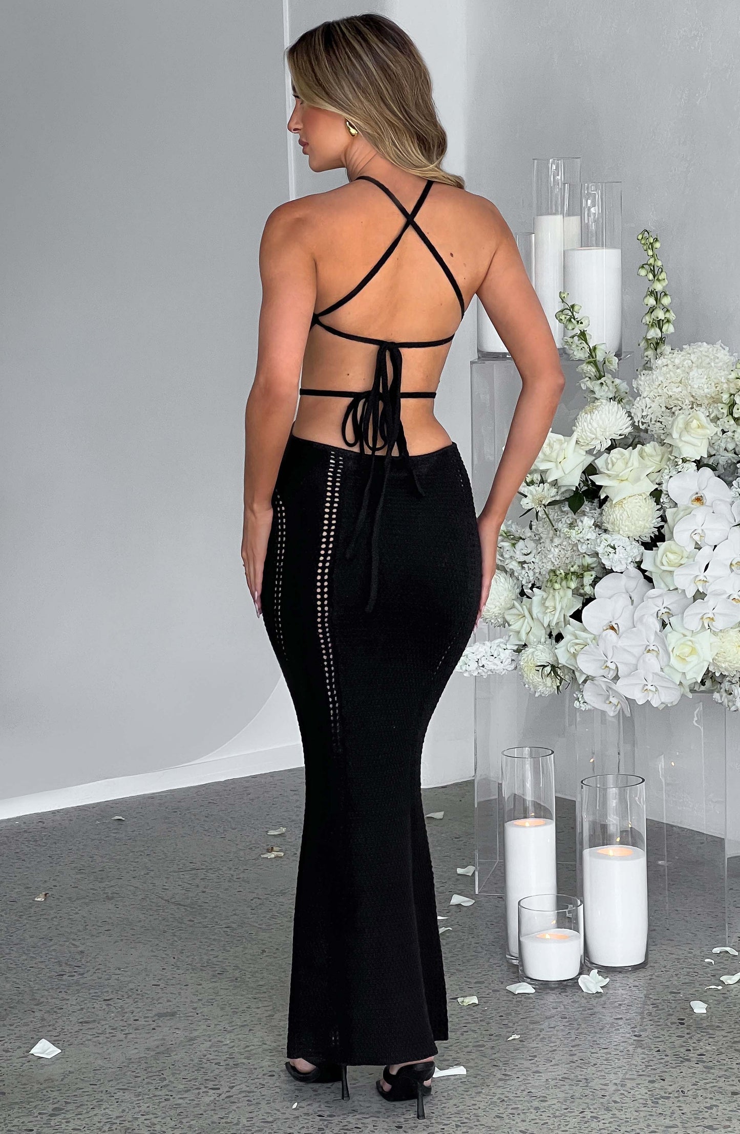 Delia Maxi Dress - Black - Dress - DYAVOR®