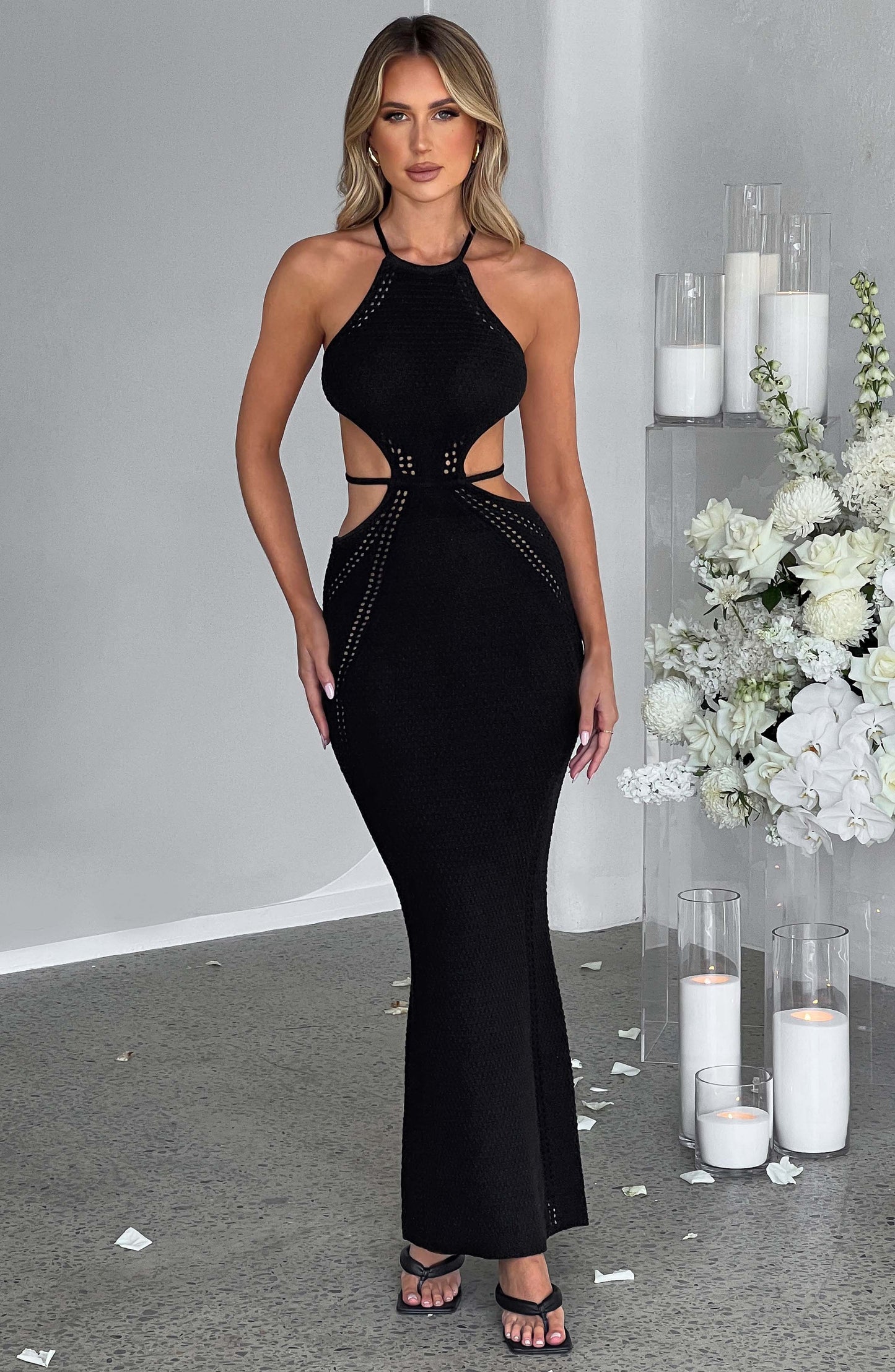 Delia Maxi Dress - Black - Dress - DYAVOR®