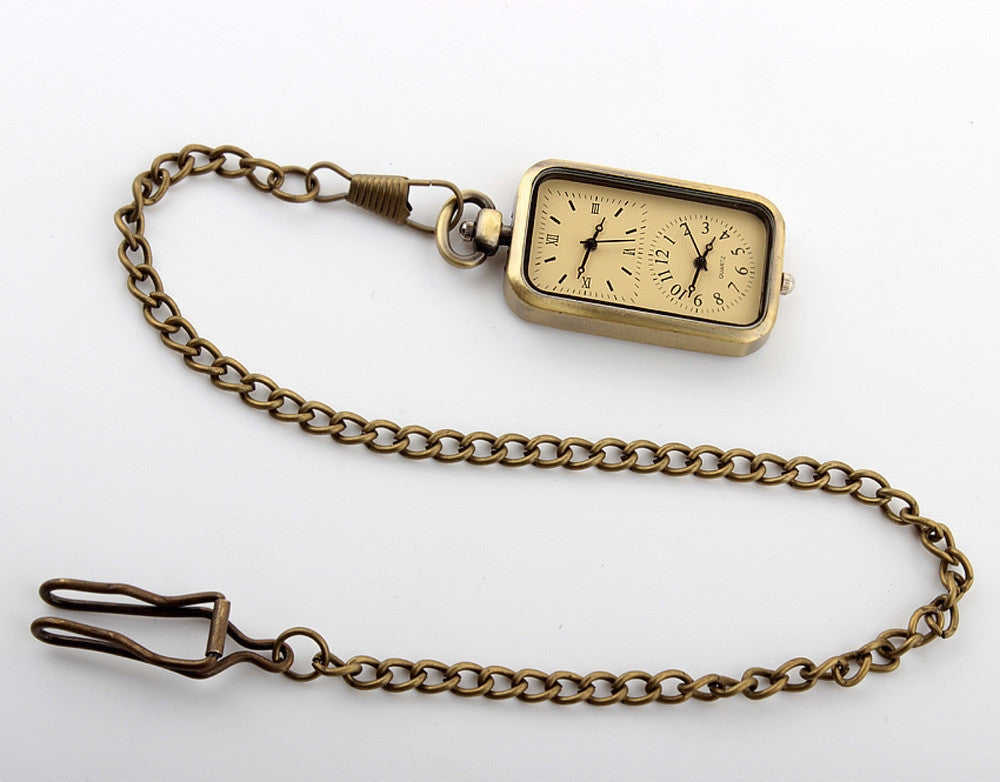 Double Time Exquisite Mini Size Pendant Pocket Watch for Men and Women - Unisex Style Watches - DYAVOR®