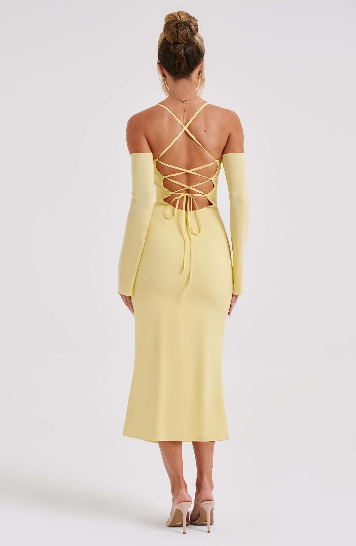 Dulce Midi Dress - Lemon - Dress - DYAVOR®