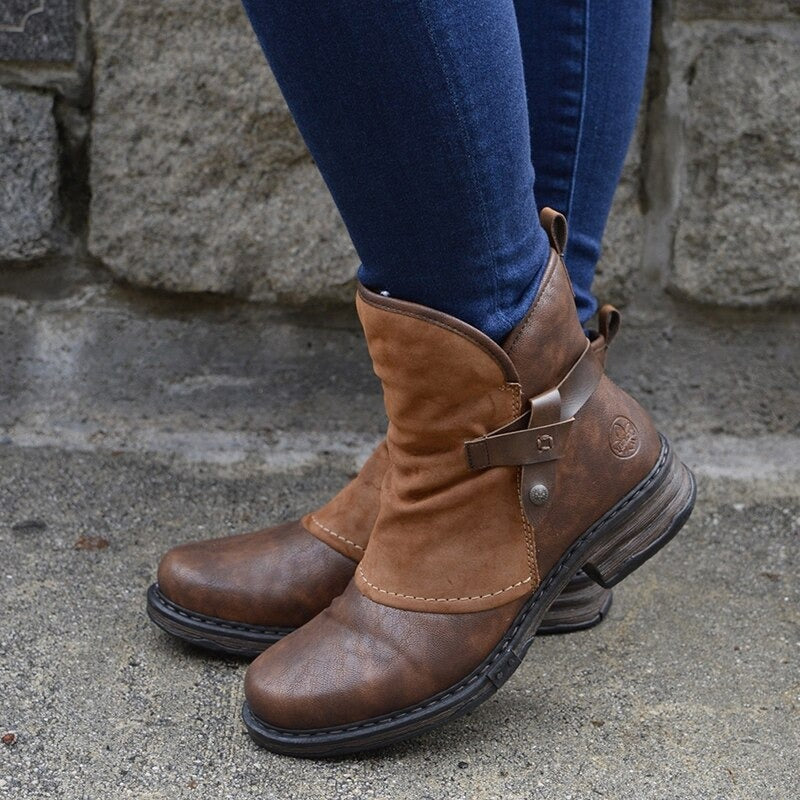 Groovywish Women Orthopedic Boots Mujer Suede Winter Shoes - - DYAVOR®