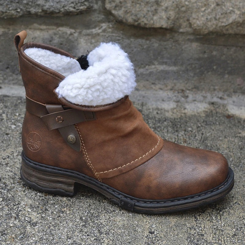 Groovywish Women Orthopedic Boots Mujer Suede Winter Shoes - - DYAVOR®