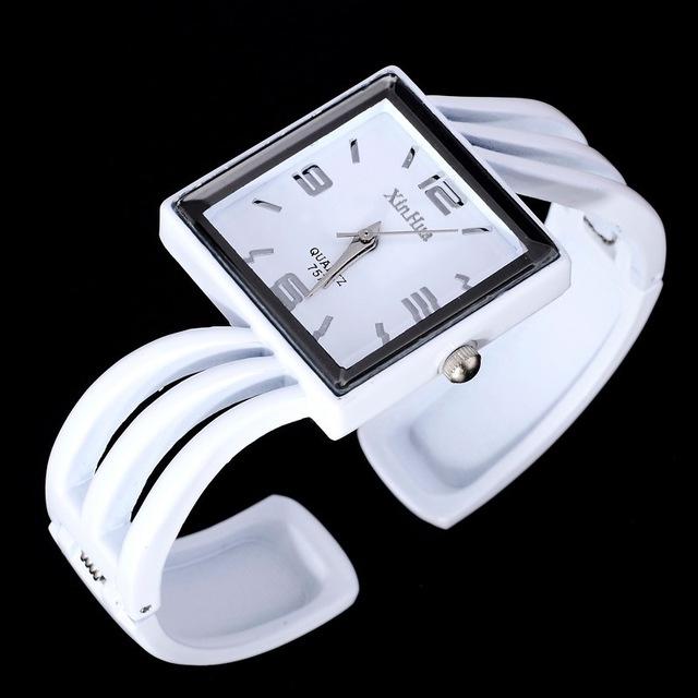 Fashion Full Steel Square Shaped Bracelet Quartz Watch for Women - Watches for Women - DYAVOR®