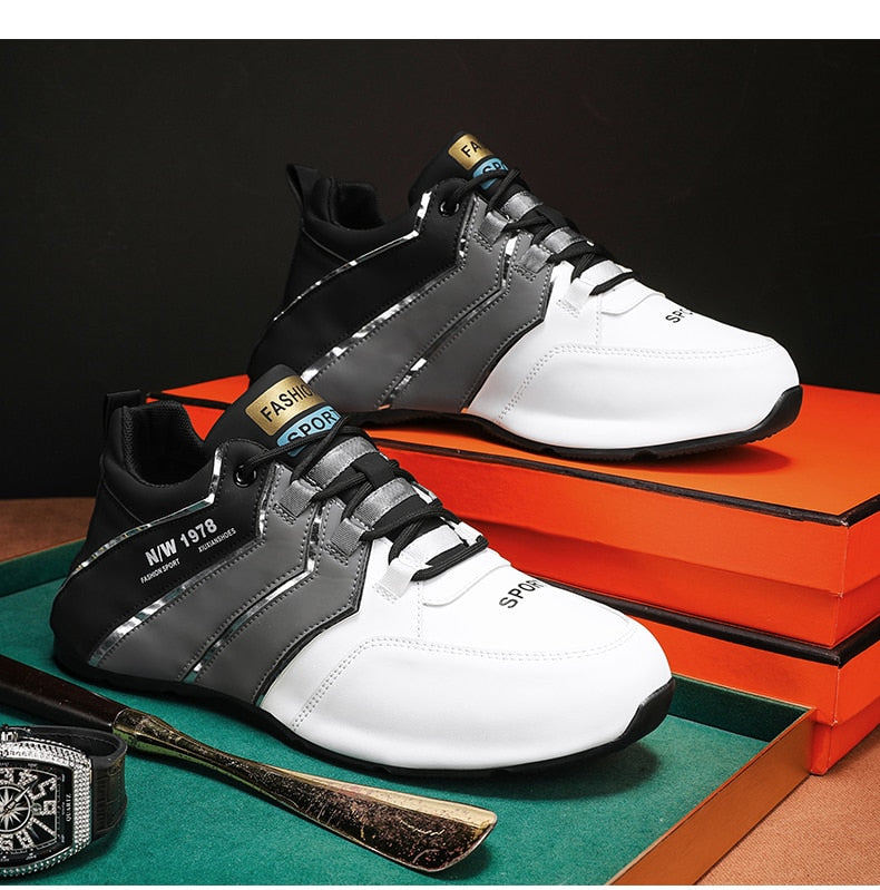 Fashion Men Low Top Casual Comfort Running Light Lace-up Shoes