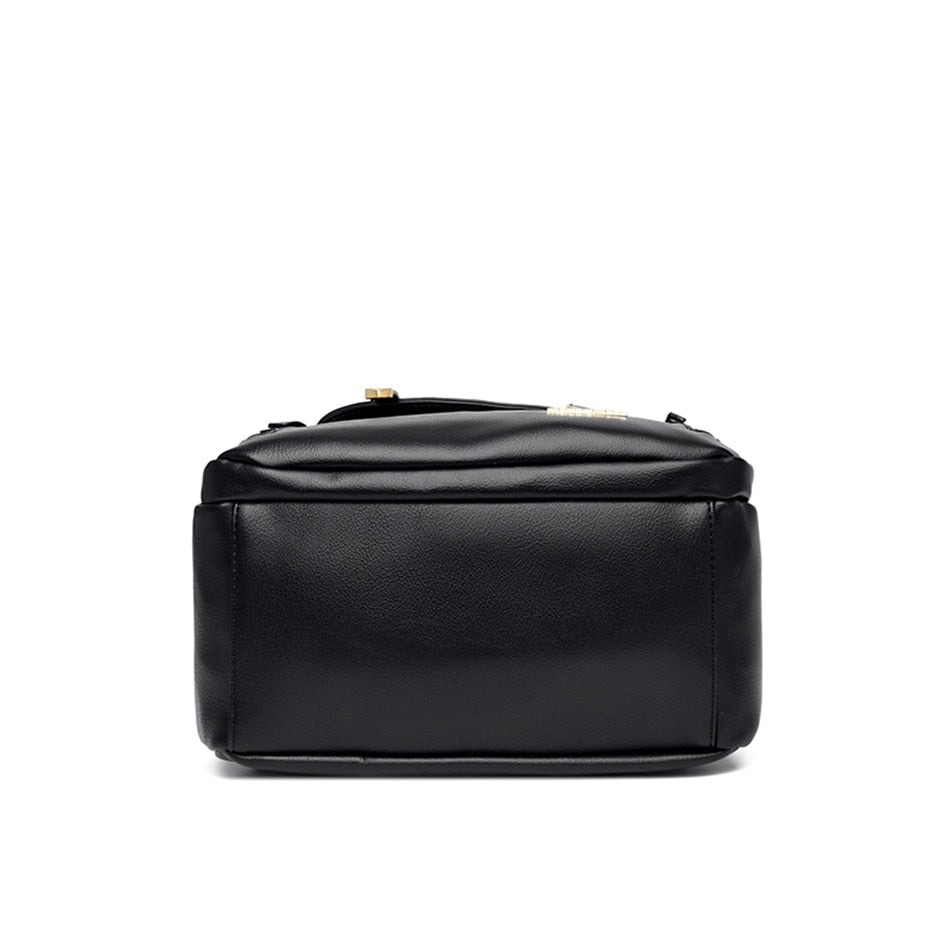 Women's Large Capacity Fashion Soft Synthetic Leather Casual Backpacks - Backpacks - DYAVOR®