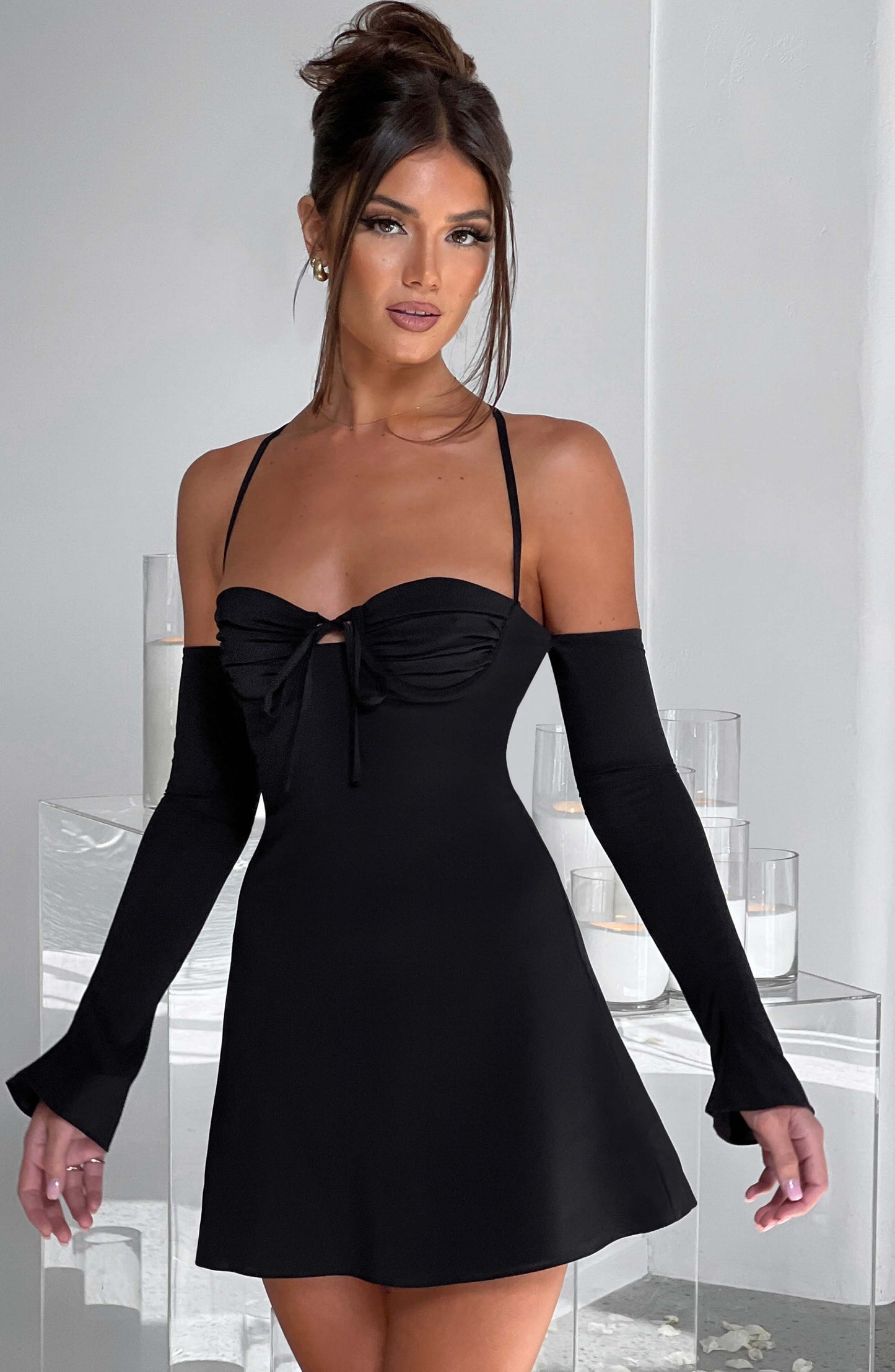 Fiona Mini Dress - Black - Dress - DYAVOR®