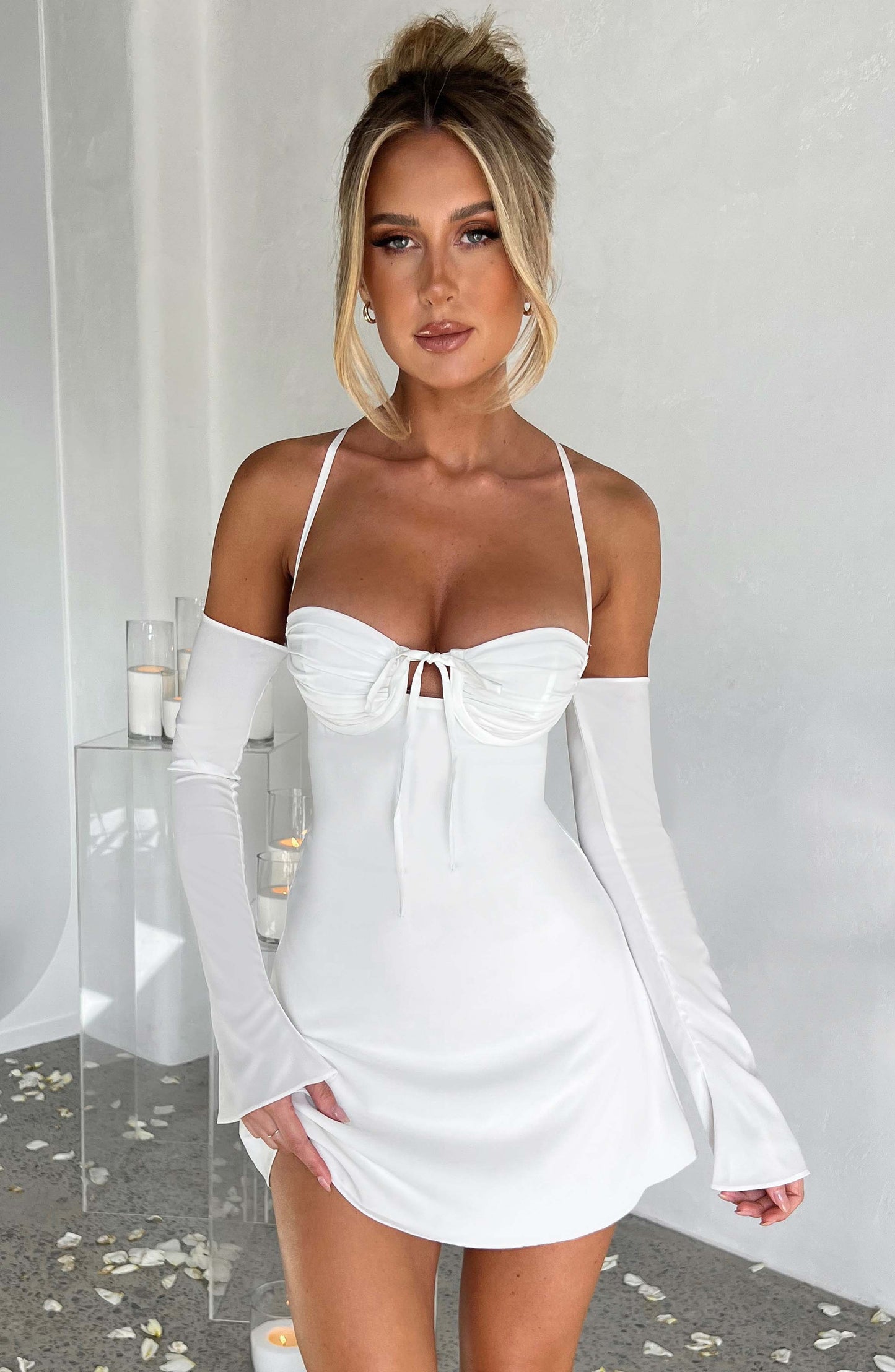 Fiona Mini Dress - Ivory - Dress - DYAVOR®