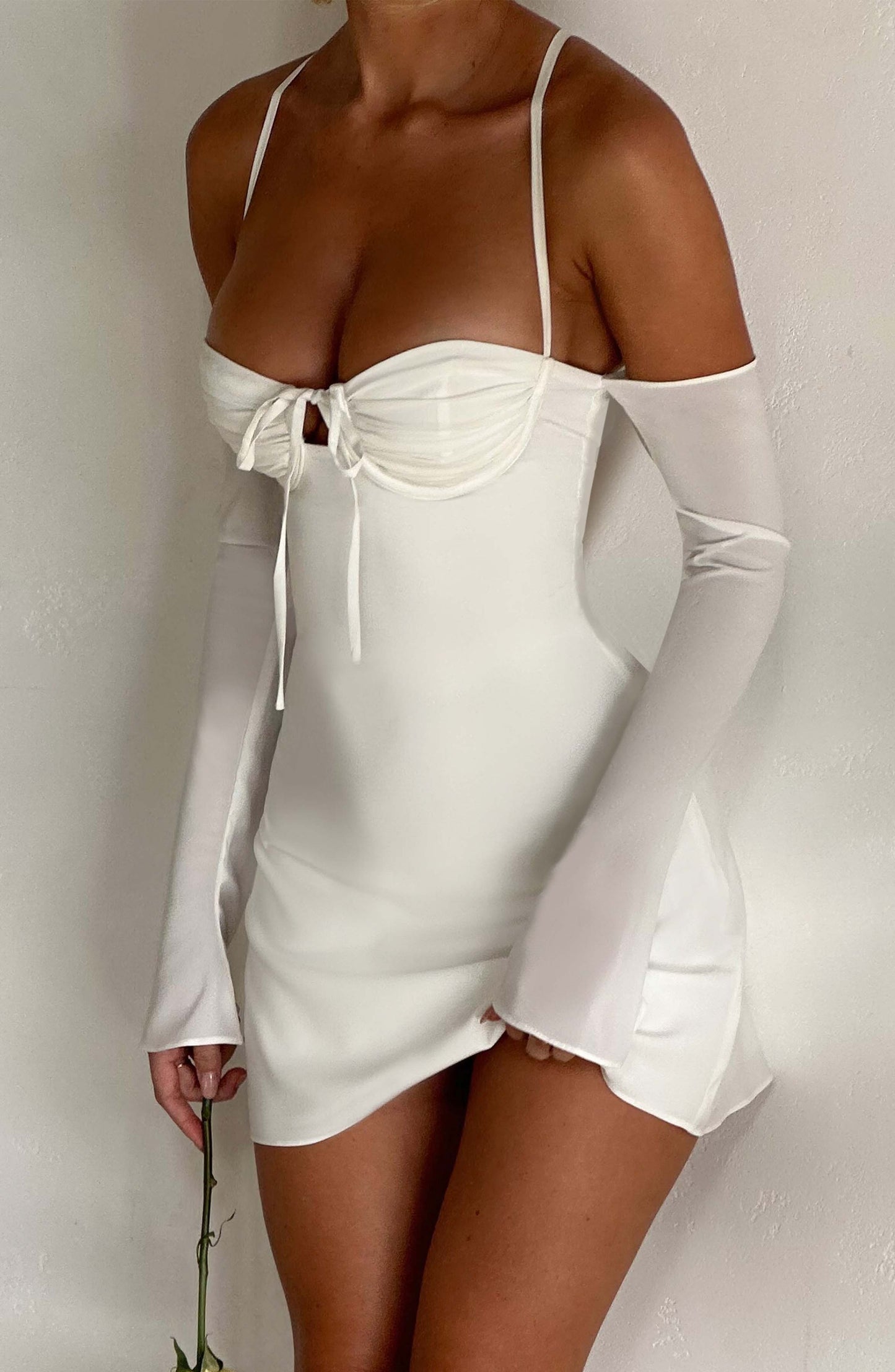 Fiona Mini Dress - Ivory - Dress - DYAVOR®