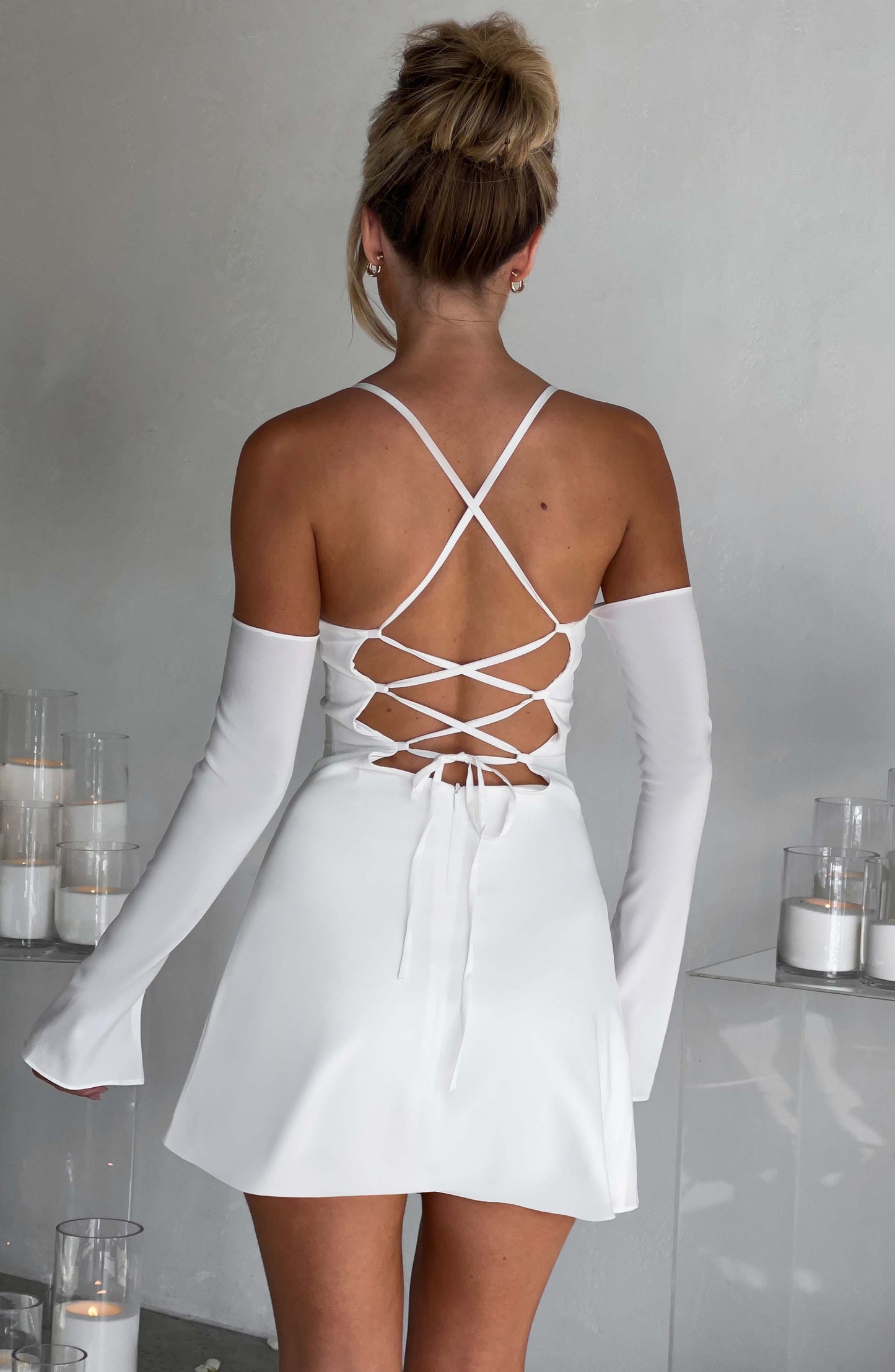 Fiona Mini Dress - Ivory - Dress - DYAVOR®