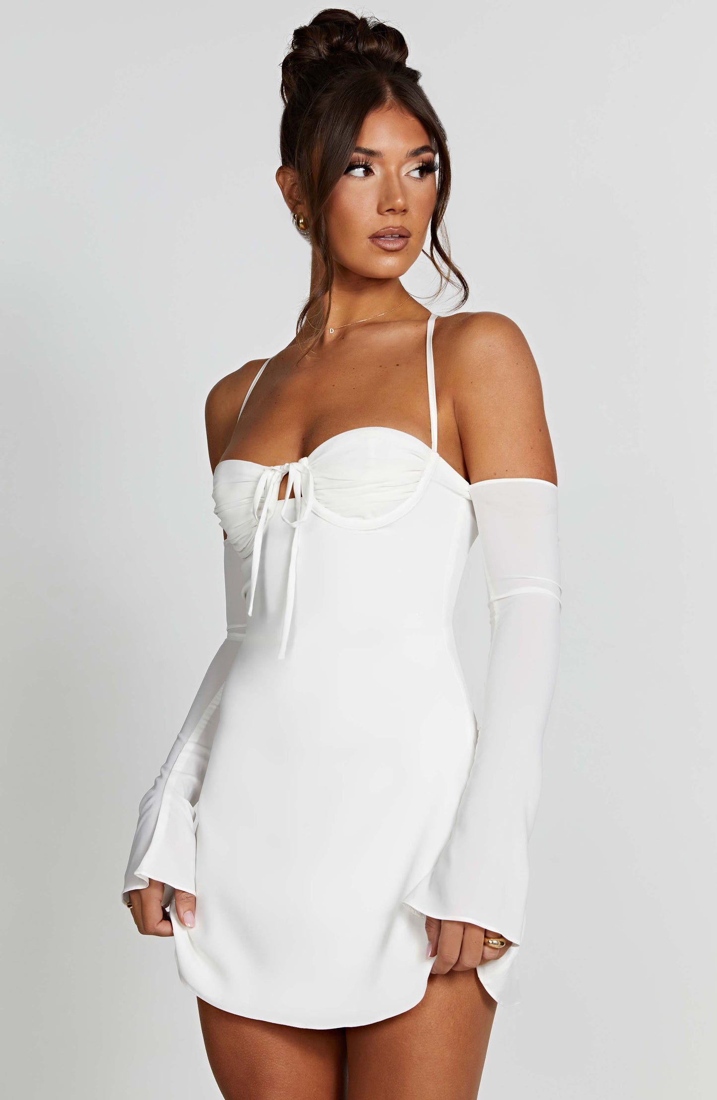 Fiona Mini Dress - Ivory - Dress - DYAVOR®