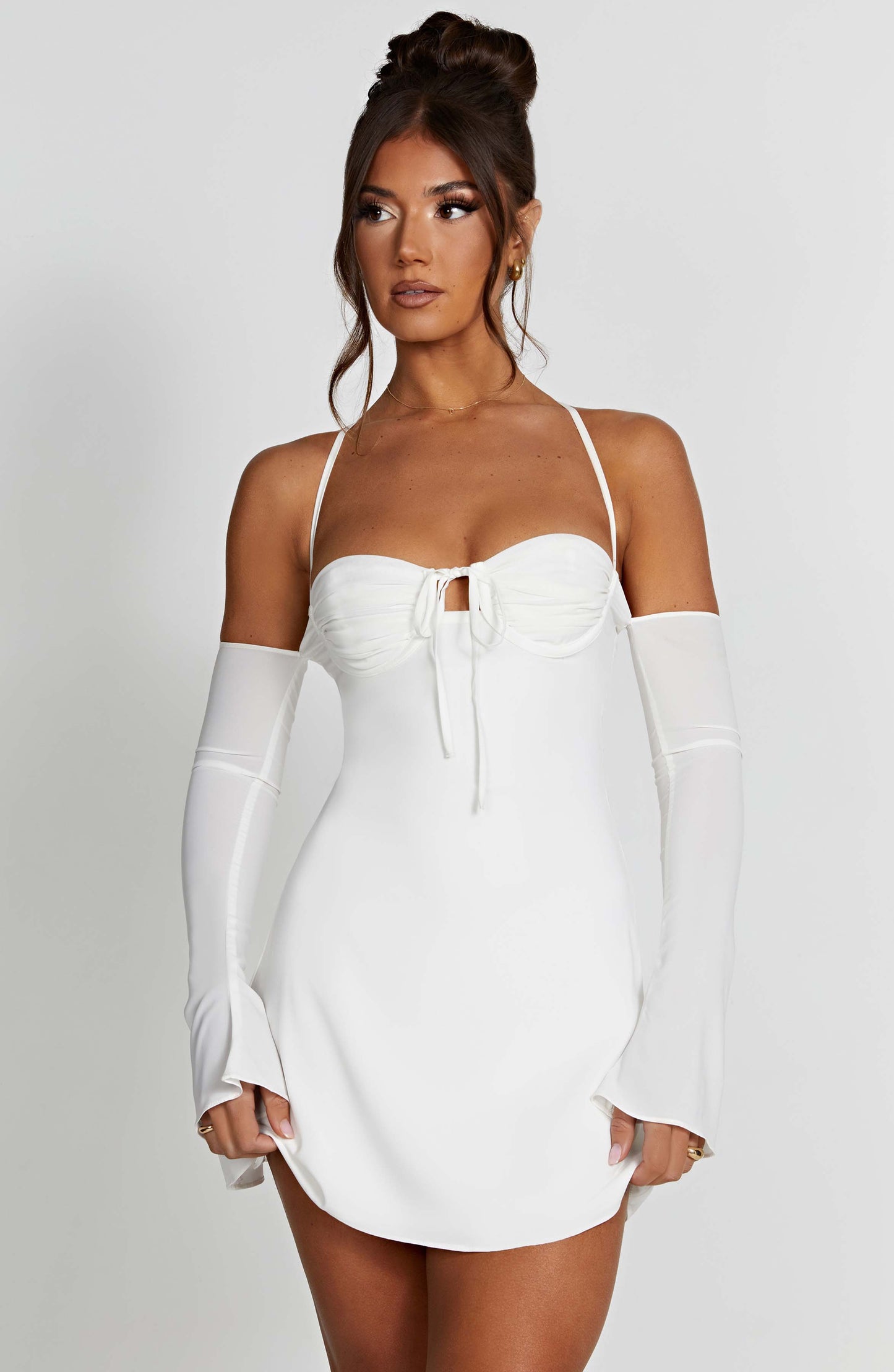 Fiona Mini Dress - Ivory - Dress - DYAVOR®