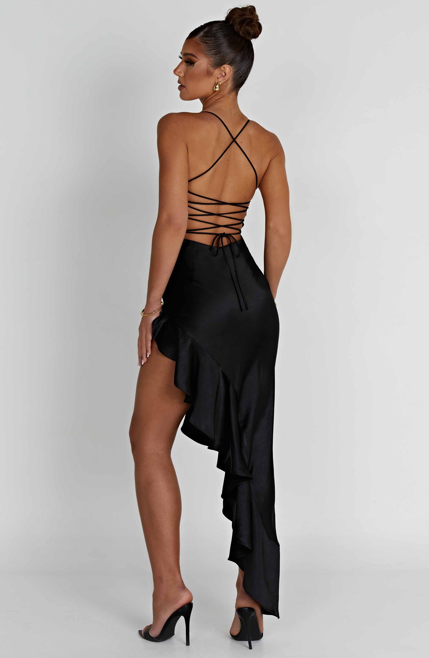 Flora Midi Dress - Black - Dress - DYAVOR®