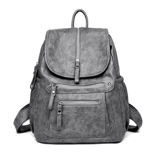 High-quality Synthetic Leather Embossed Travel Backpacks for Women - Backpacks - DYAVOR®
