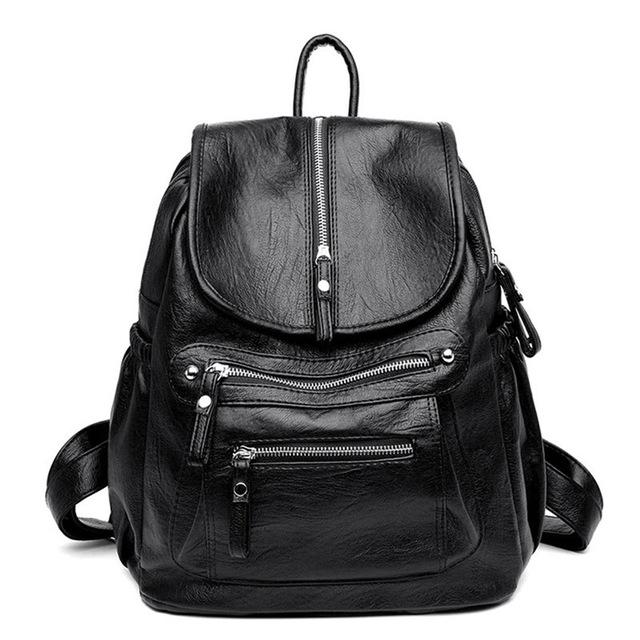 High-quality Synthetic Leather Embossed Travel Backpacks for Women - Backpacks - DYAVOR®