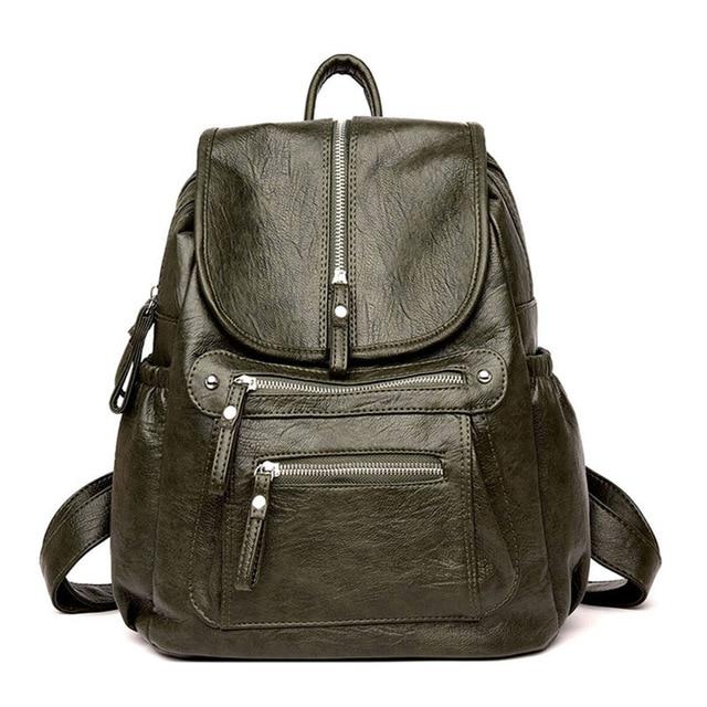 High-quality Synthetic Leather Embossed Travel Backpacks for Women - Backpacks - DYAVOR®