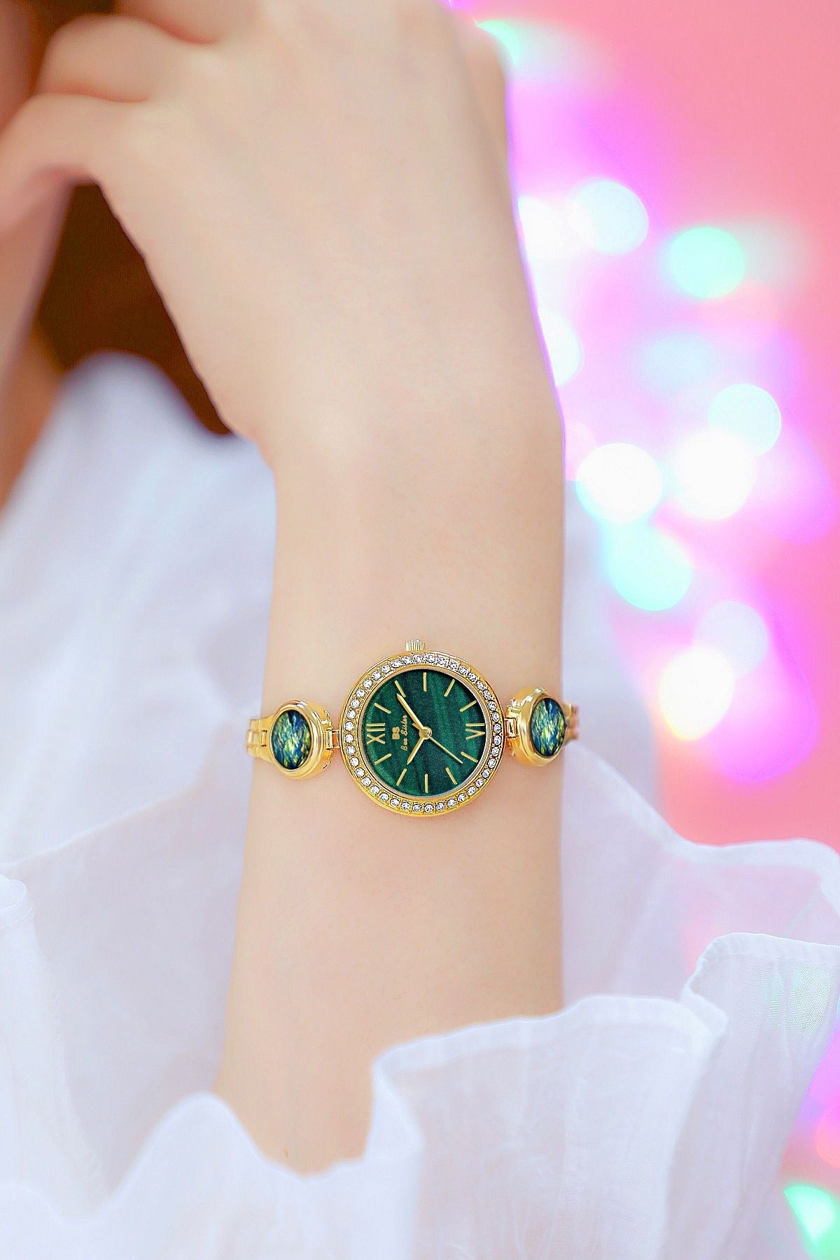 Hip Hop Elegant Women's Round Stainless Steel Quartz Bracelet Wristwatch - Watches for Women - DYAVOR®
