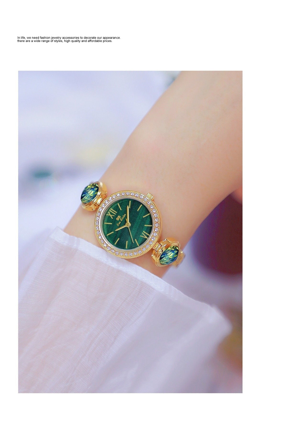 Hip Hop Elegant Women's Round Stainless Steel Quartz Bracelet Wristwatch - Watches for Women - DYAVOR®
