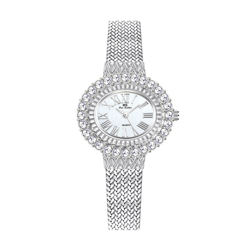 Hip Hop Fashion Women's Golden Stainless Steel Quartz Small Wristwatch - Watches for Women - DYAVOR®