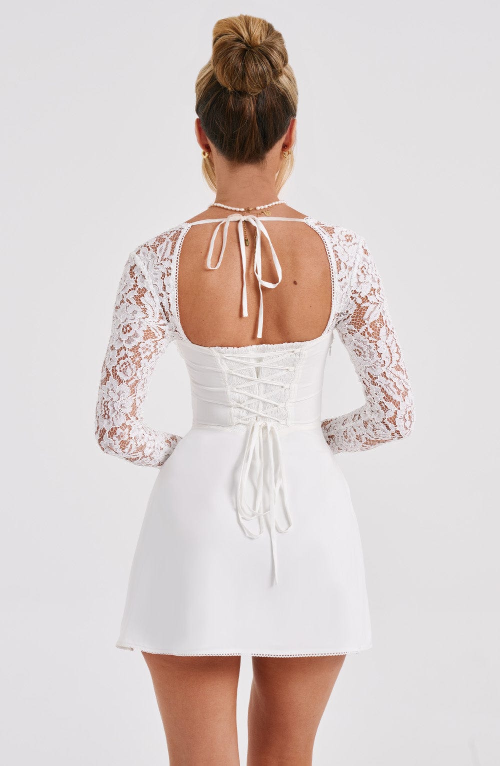 Jacinta Mini Dress - Ivory - Dress - DYAVOR®