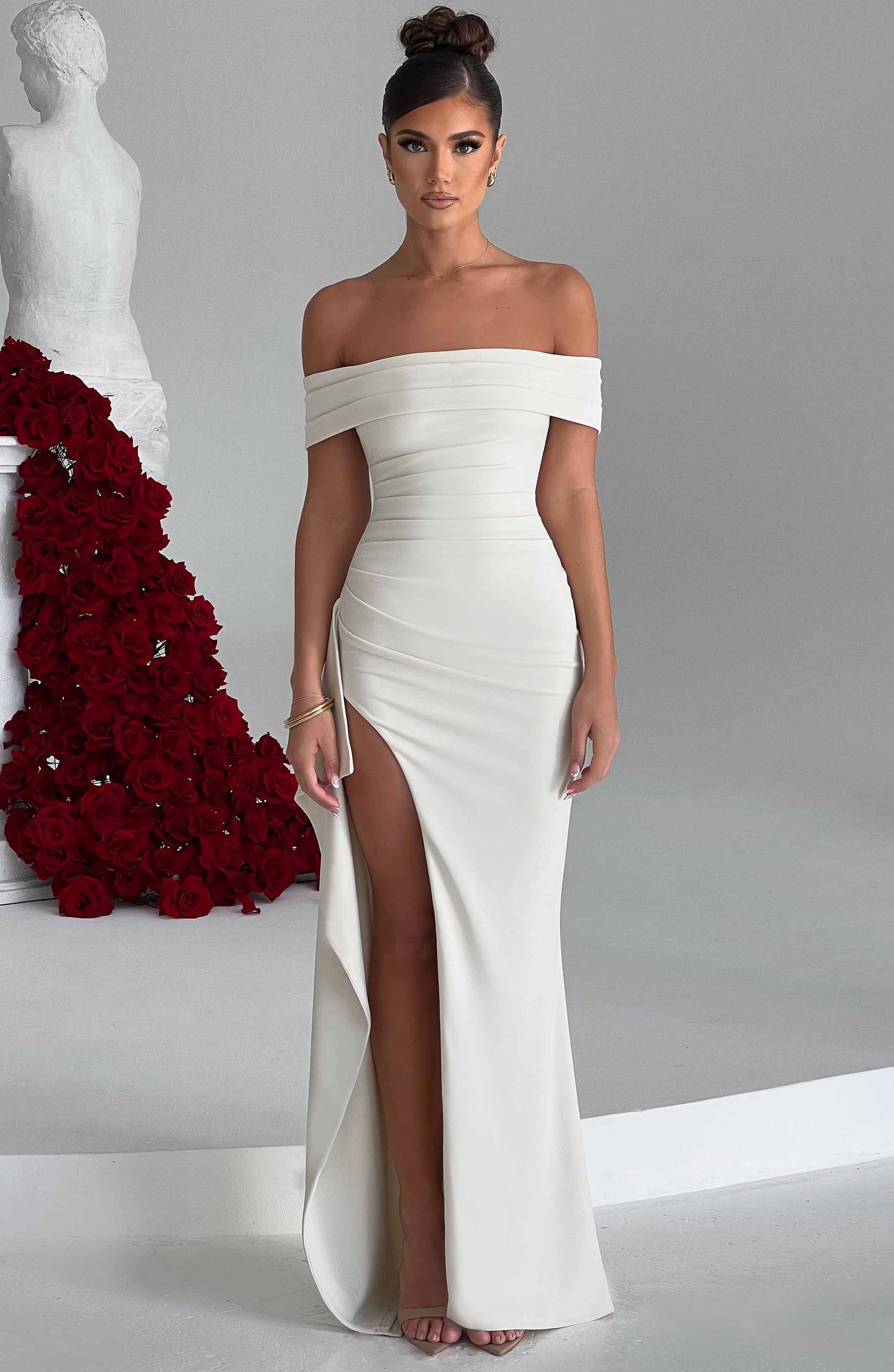 Joyce Maxi Dress - Ivory - Dress - DYAVOR®