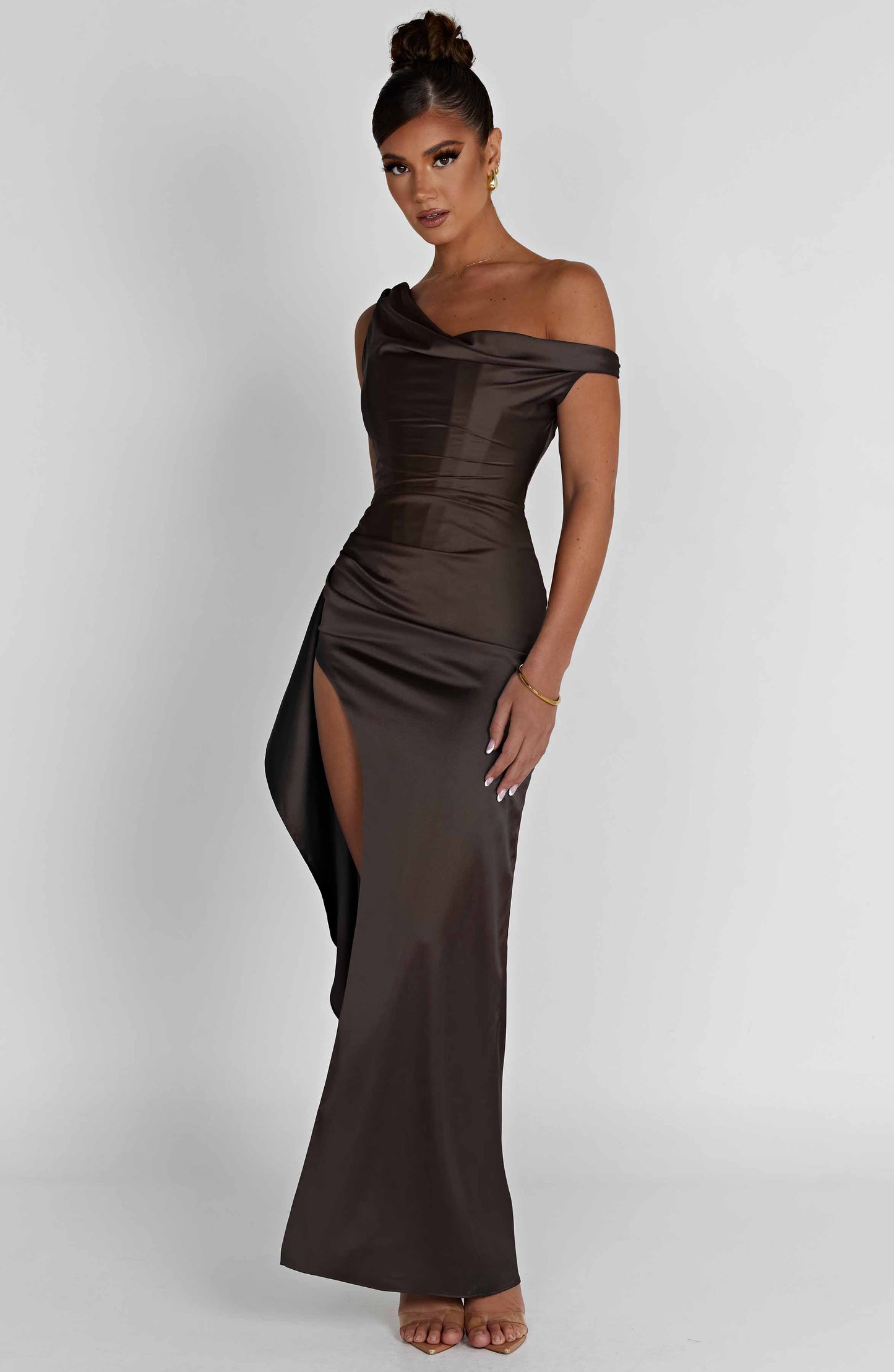 Juliene Maxi Dress - Charcoal - Dress - DYAVOR®