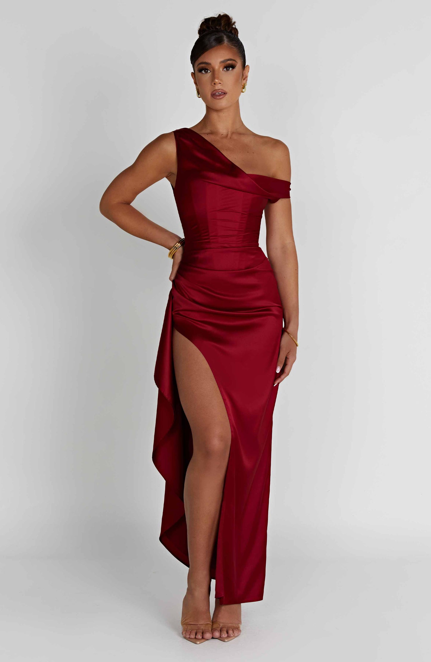 Juliene Maxi Dress - Wine - Dress - DYAVOR®