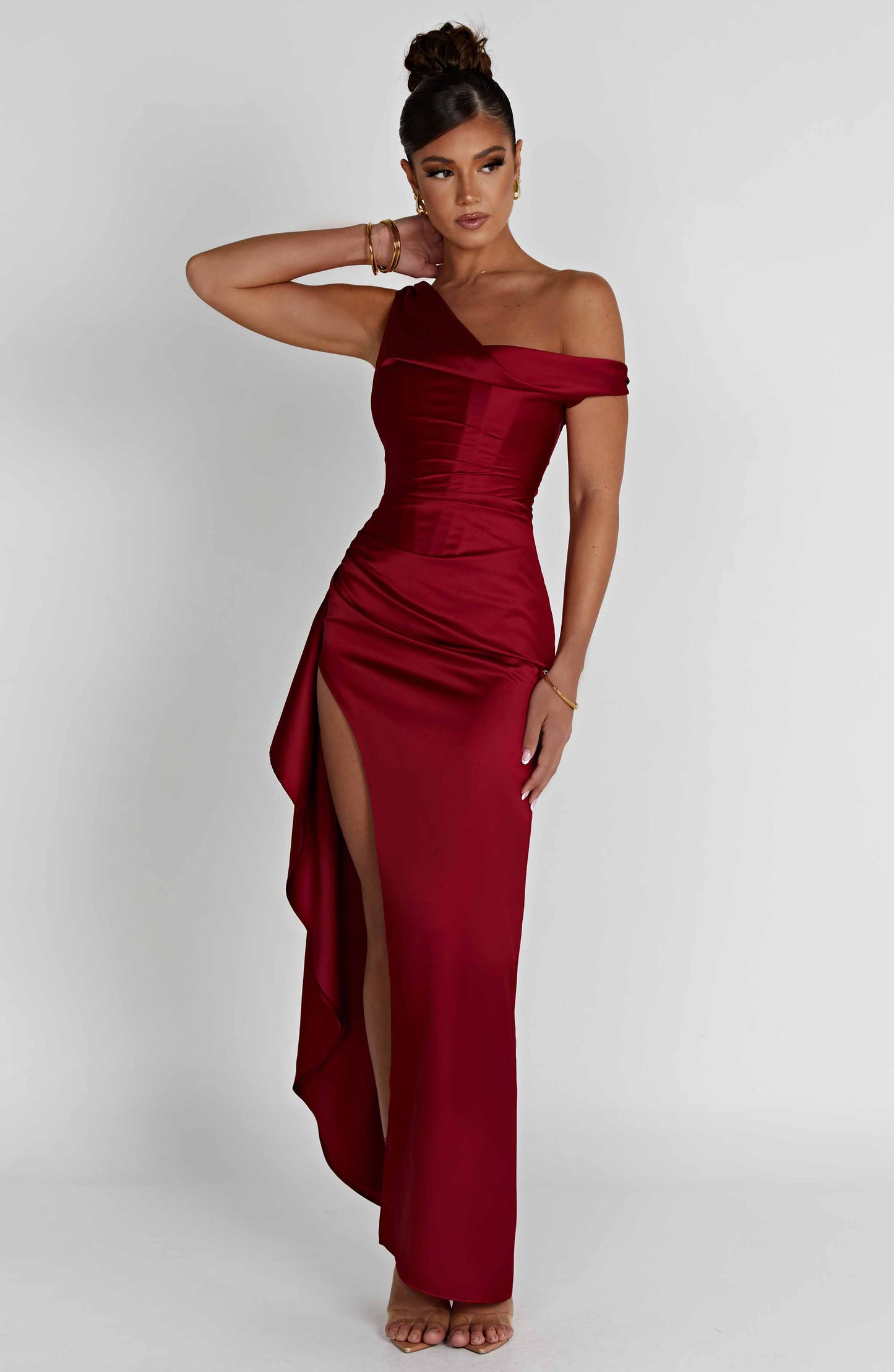 Juliene Maxi Dress - Wine - Dress - DYAVOR®