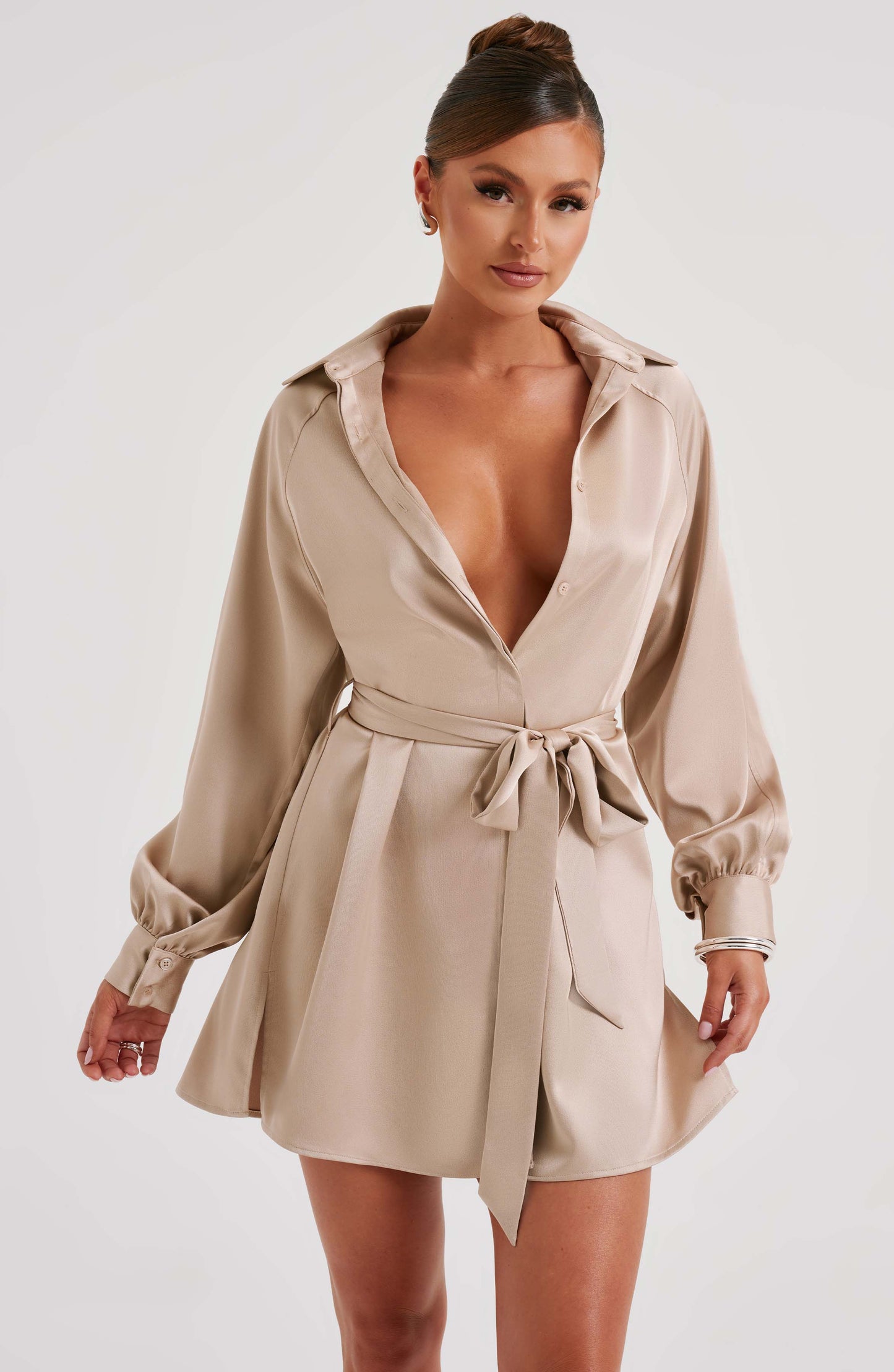 Kara Mini Dress - Champagne - Dress - DYAVOR®
