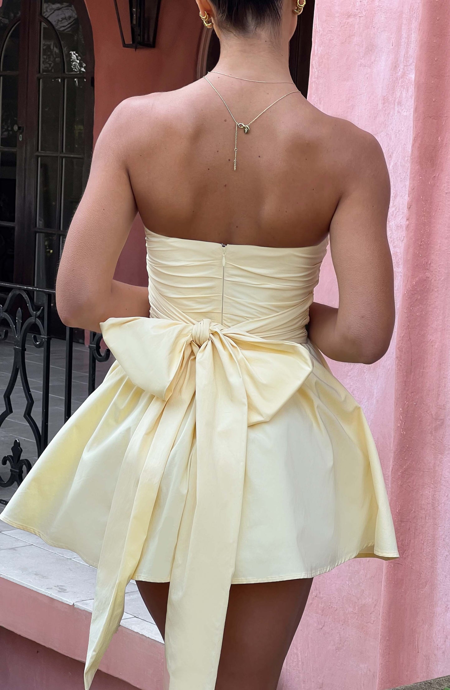 Katrina Mini Dress - Lemon - Dress - DYAVOR®
