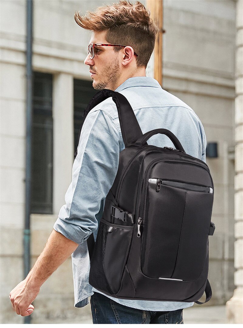 Large Capacity Unisex Waterproof 14'' 15.6'' Laptop Zipper Travel Backpack - Backpacks - DYAVOR®