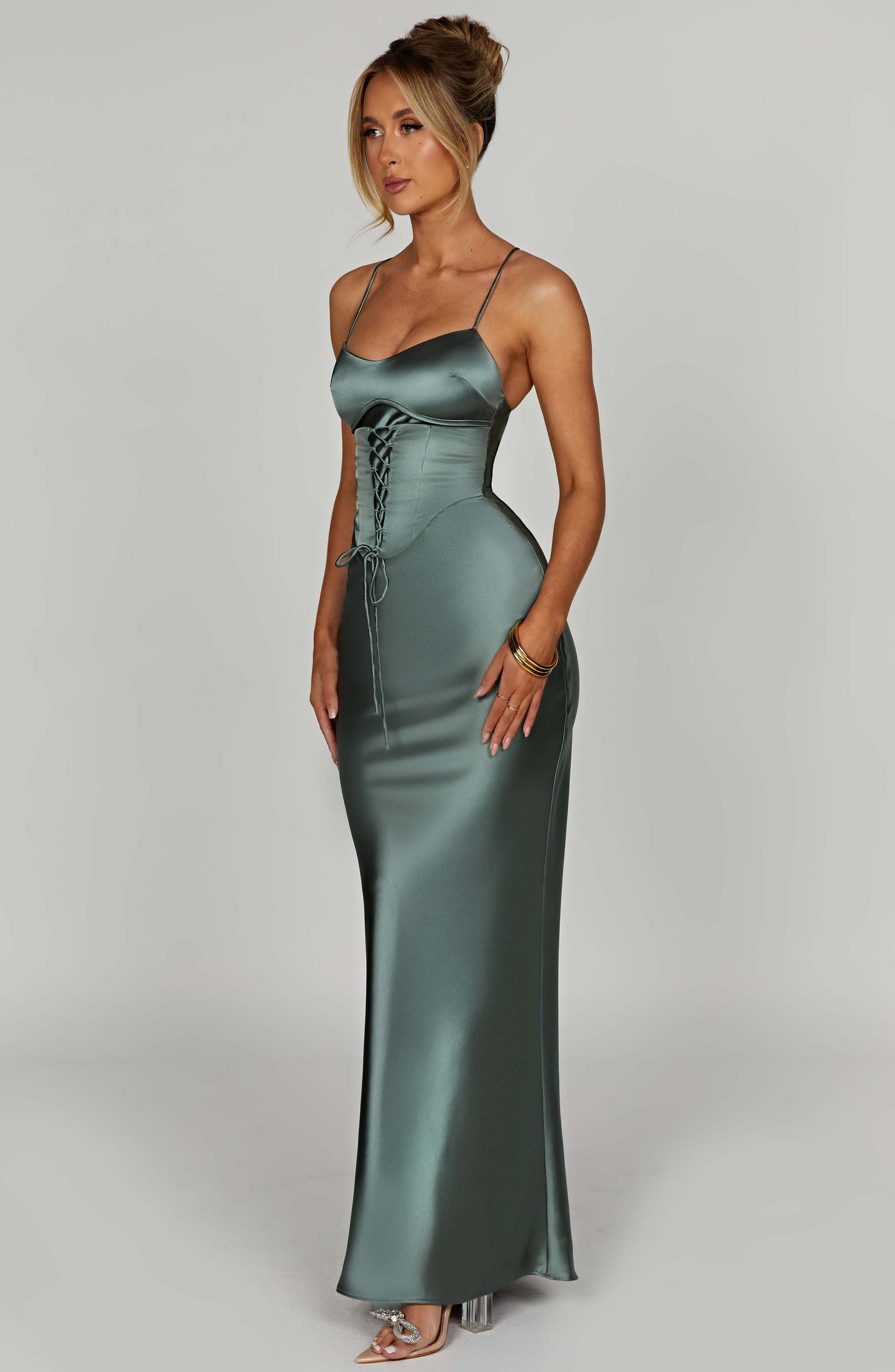Lillia Maxi Dress - Sage - Dress - DYAVOR®
