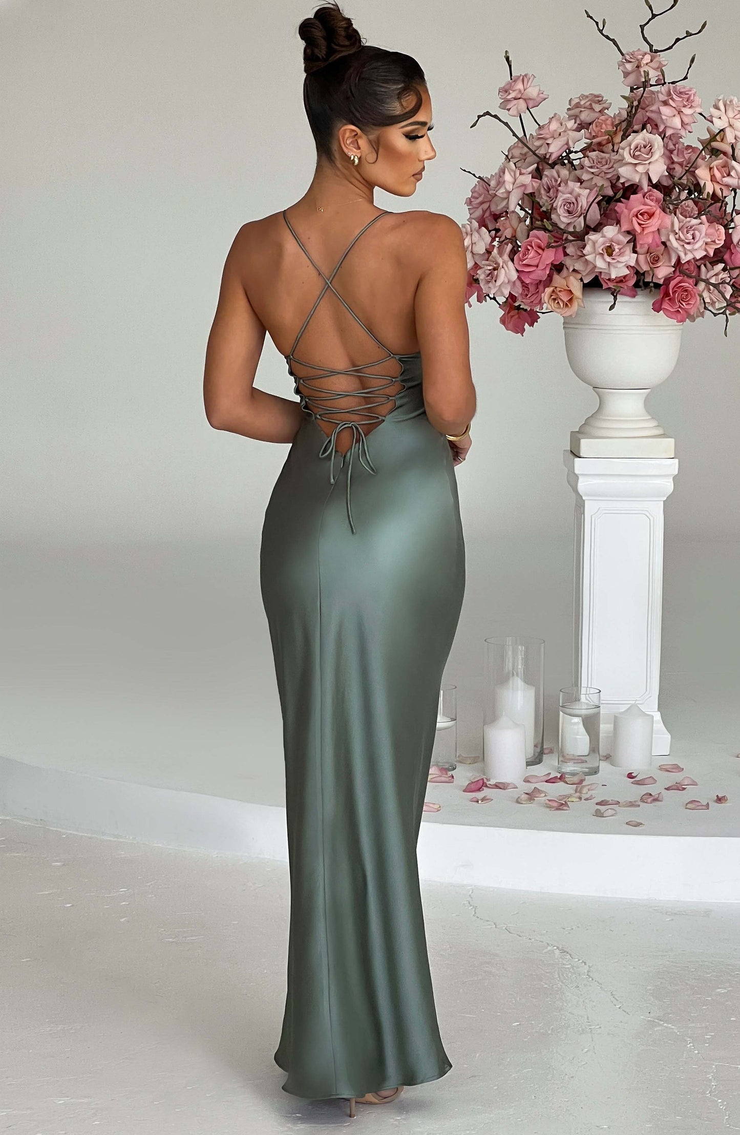 Lillia Maxi Dress - Sage - Dress - DYAVOR®