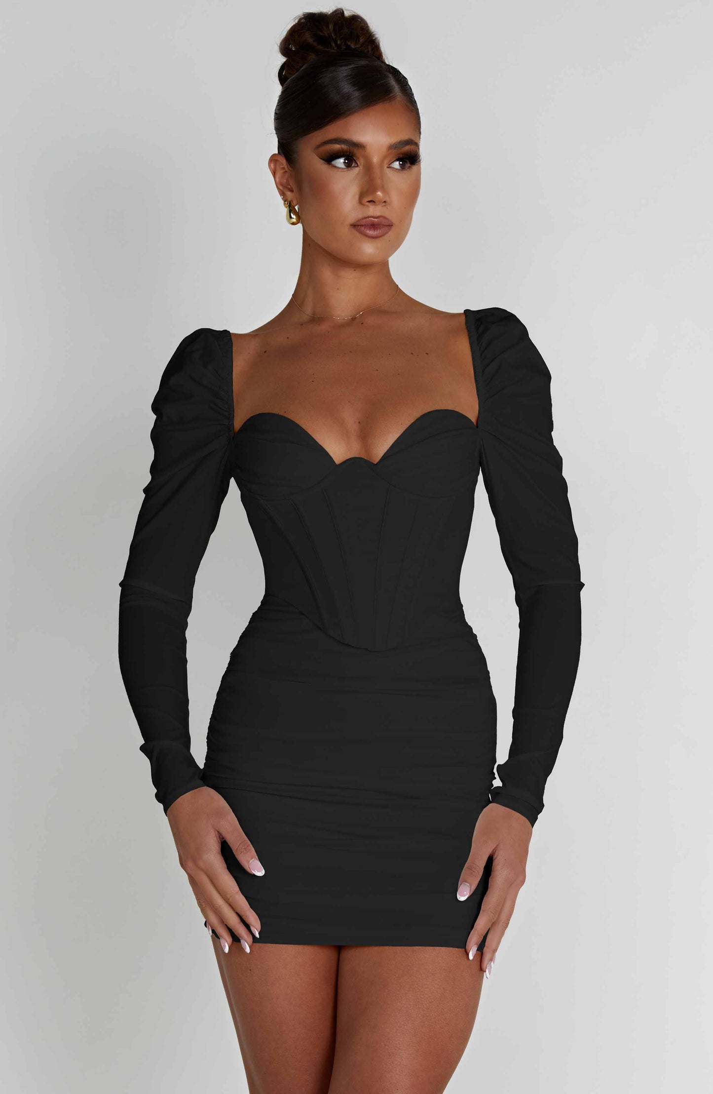 Louise Mini Dress - Black - Dress - DYAVOR®