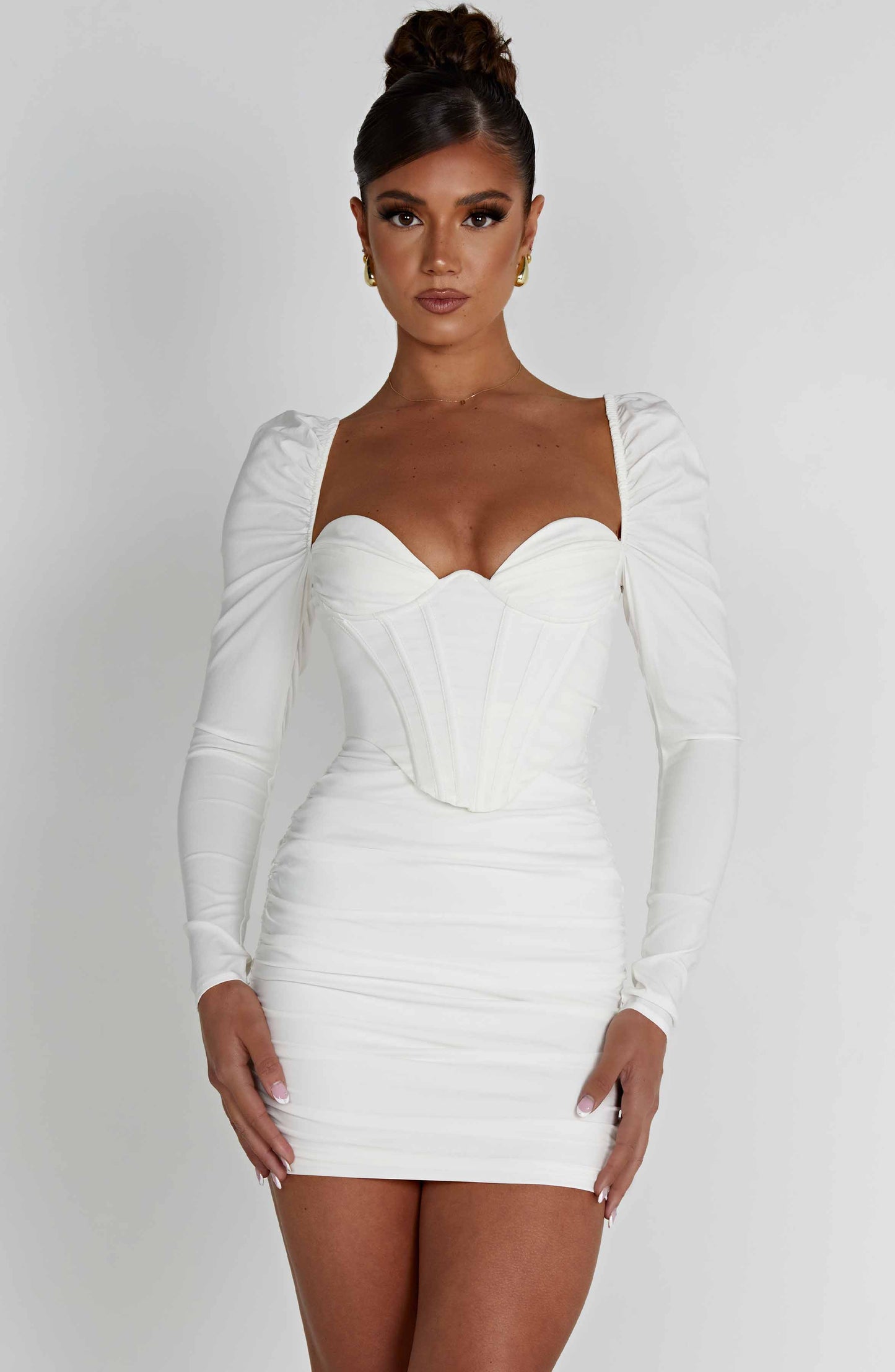 Louise Mini Dress - White - Dress - DYAVOR®